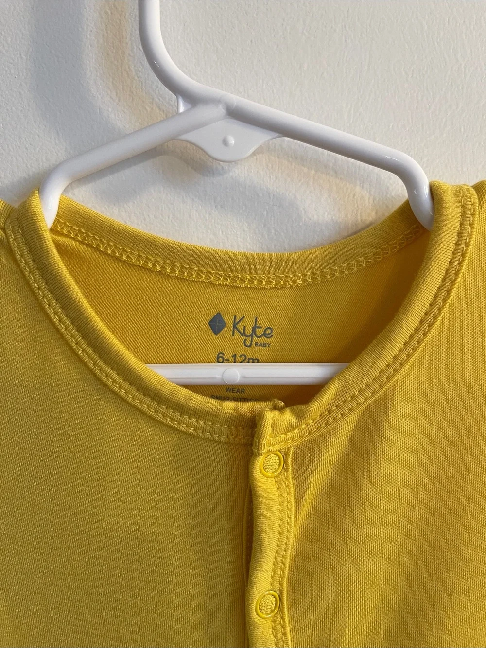 Kyte BABY Yellow Sleeveless One-Piece Romper 6-12M